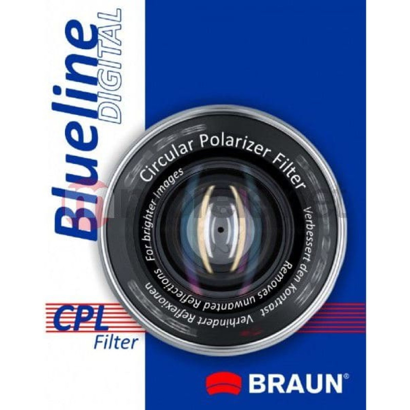 Braun Filtr Braun Phototechnik Filtr foto Blueline CPL 43mm blucpl43