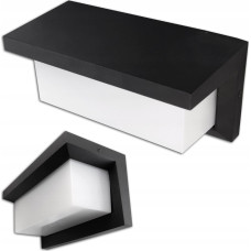 LVT Kinkiet LVT LVT Lagos 7925 kinkiet lampa ścienna ogrodowa IP54 1x12W LED 4000K 840lm z czujnikiem ruchu czarny/biały