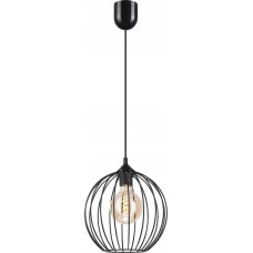 Lamkur Lampa wisząca Lamkur Lamkur Zoya 45160 lampa wisząca zwis nowoczesna loft klatka metalowa 1x60W E27 czarna