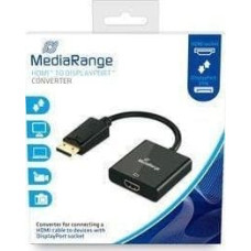 Mediarange Adapter AV MediaRange Konwerter HDMI-DisplayPort MediaRange MRCS175 czarny