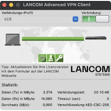 Lancom Systems Router LANCOM Systems LANCOM Upgrade Advanced VPN Client MAC 10 Licences Bulk ab 2.3x