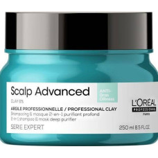 L’oreal Paris L'OREAL PROFESSIONNEL_Serie Expert Scalp Advanced Professional Clay 2in1 Shampoo & Mask Deep Purifier oczyszczająca maska do włosów z glinką do przetłuszczającej się skóry głowy 250ml