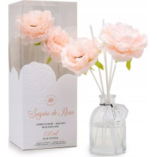 Noname Dyfuzor zapachowy LA CASA DE LOS AROMAS_Flower patyczki zapachowe w formie kwiatu Westchnienie Róży 120ml