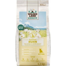 Wildes Land Wildes Land Cat Classic Kitten Huhn 1,2kg