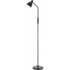 Markslojd Lampa podłogowa Markslojd Markslojd Story 108713 lampa stojącowa podłogowa 1x40W E14 czarna/biała