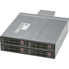 Supermicro Kieszeń SuperMicro Supermicro CSE-M14TQC Drivebox Black Hotswap 4x 2,5