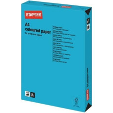 Staples Papier ksero Intensive Colours A4 80g niebieski 500 arkuszy