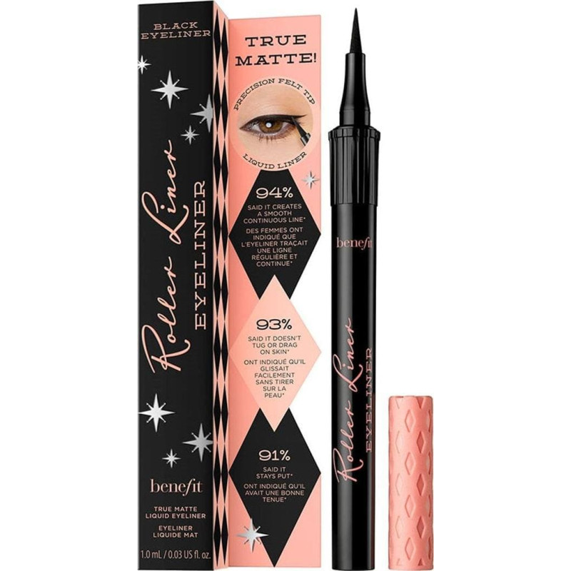 Benefit BENEFIT_Roller Liner Matte Liquid Eyeliner matowy eyeliner w pisaku Black 3g