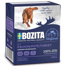 Bozita Meat pieces of turkey in jelly - wet dog food - 370 g