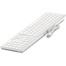 LMP Klawiatura LMP USB Keyboard 110 keys wired USB keyboard with 2x USB and aluminum upper cover - Portuguese