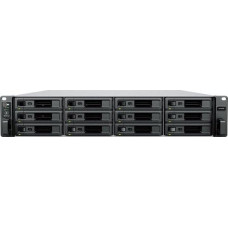 Synology Serwer plików Synology Synology SA3400D - NAS-Server - 12 Schachte - Rack - einbaufahig - SAS - RAID RAID 0, 1, 5, 6, 10, JBOD, 5 Hot Spare, 6 Hot Spare, 10-Hot-Spare, 1 Hot-Spare, RAID F1, F1 Hot Spare - RAM 16 GB - Gigabit Ethernet / 10 Gigabit