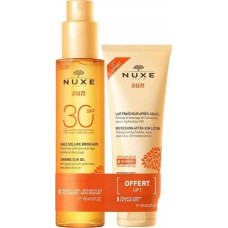 Nuxe Set Nuxe: Sun, Sun Protection, Tanning Oil, SPF 30, 150 ml + Sun, Sun Protection, After-Sun Lotion, 100 ml For Women