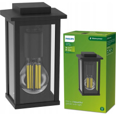 Signify Kinkiet Signify Philips Outdoor Mirth Wand eckig 25W exkl LM schwarz