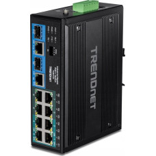 Trendnet Switch TRENDnet TRENDnet Switch 10-port Industrial Gbit PoE++ Din-Rail