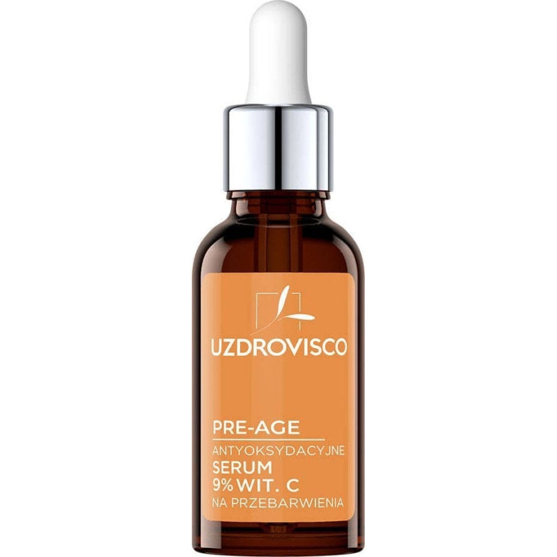 Uzdrovisco Pre-Age antyoksydacyjne serum 9% wit. C na przebarwienia 30ml