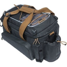 Basil Torba na bagażnik BASIL MILES TARPAULIN TRUNKBAG XL PRO 9-36L, 100% wodoodporna black slate (bez płytki mocującej) (NEW 2024)