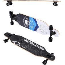 Nils Extreme Deskorolka Nils Extreme LONGBOARD SKULL WOOD SKATE NILS EXTREME