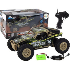 Leantoys Autko Terenowe Zdalnie Sterowane R/C 1:24 Brązowo-Zielone