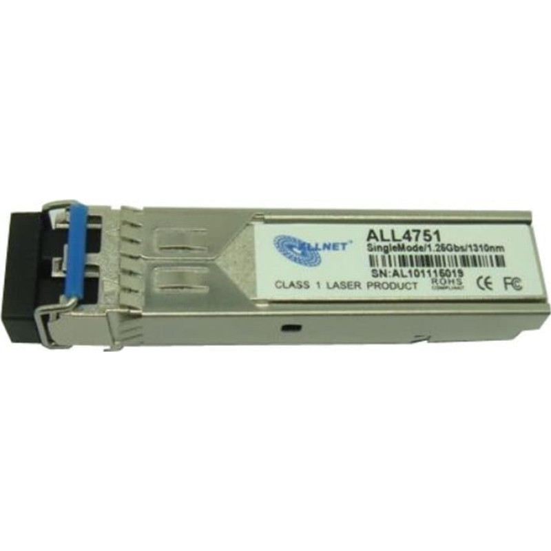 Allnet ALLNET Switch Modul ALL4751 SFP(Mini-GBIC), 1000Mbit, LX/LC, 10Km SINGLE-MODE