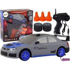 Leantoys Autko Sportowe Zdalnie Sterowane R/C 1:24 Szare Wymienne Koła