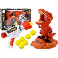 Leantoys Gra Strzelanie Do Dinozaura Zręcznościowa Kulki Pistolet Zestaw