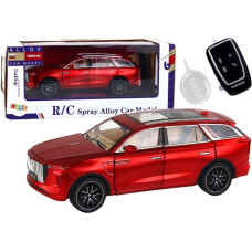 Leantoys Auto RC 1:24 Samochód Pojazd E-9 Aluminiowy Zdalnie Sterowane Czerwone