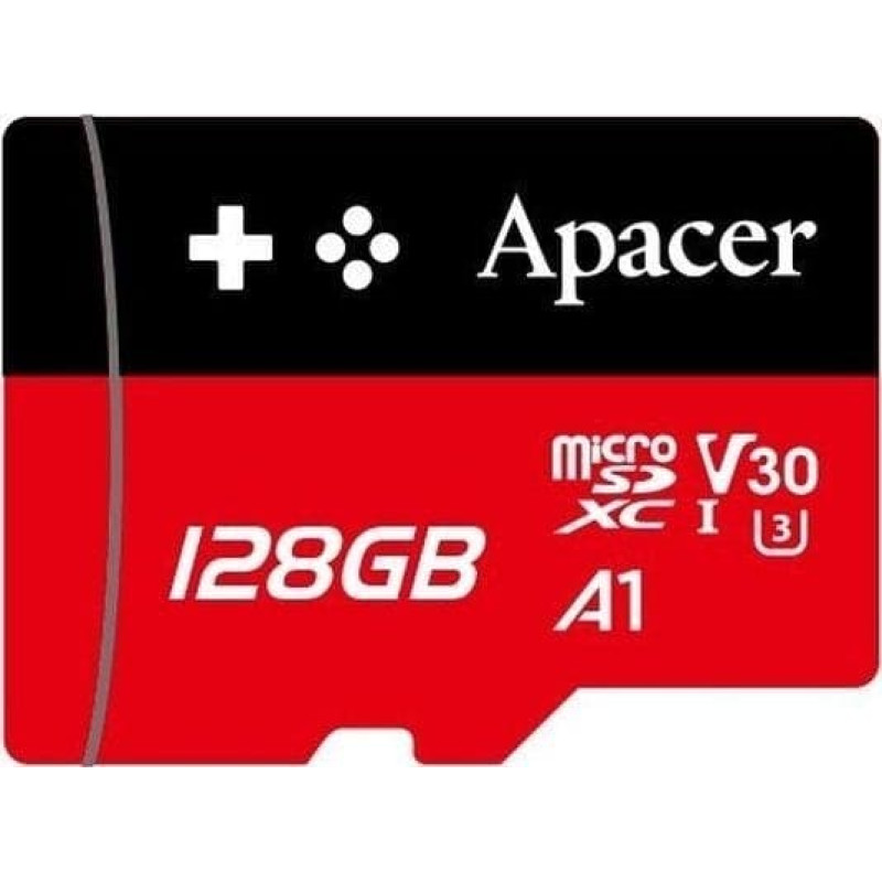 Apacer Karta Apacer Karta pamięci microSDXC Apacer Gaming 128GB (100/80 MB/s) Class 10 UHS-I U3 V30 A1