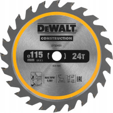 Dewalt DEWALT PIŁA TARCZ.115x25z ATB DREWNO Z GWOŹDZIAMI DO DCS571