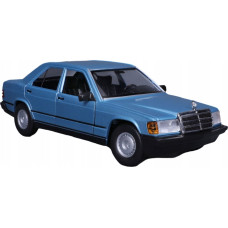 Bburago BBU 1:24 1987 Mercedes-Benz 190E Blue 21103BU