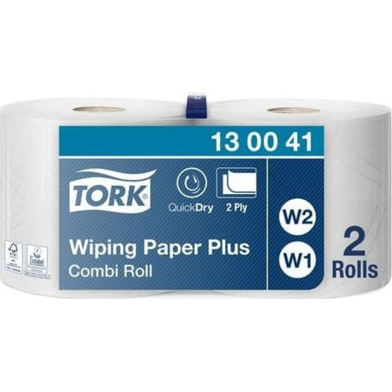 Staples TORK Czyściwo przemysłowe, w małej roli 420 Performance, białe (23,5cm x 255m)