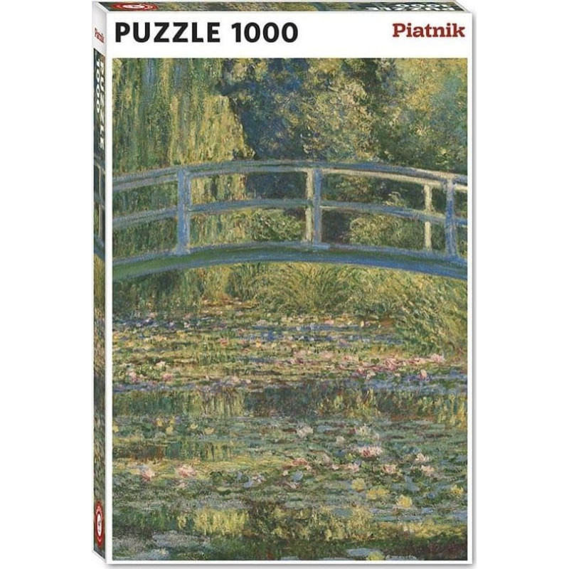 Piatnik Puzzle 1000 - Monet, Most nad stawem PIATNIK