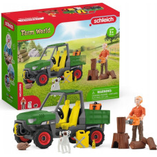 Schleich Farm World Waldbauer mit Fahrzeug