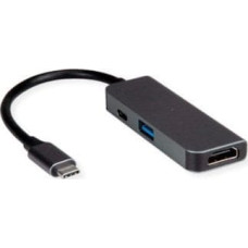 Triton Adapter AV TRITON VALUE Adapter USB typu C - HDMI + USB 3.2 Gen 1 A + PD typu C