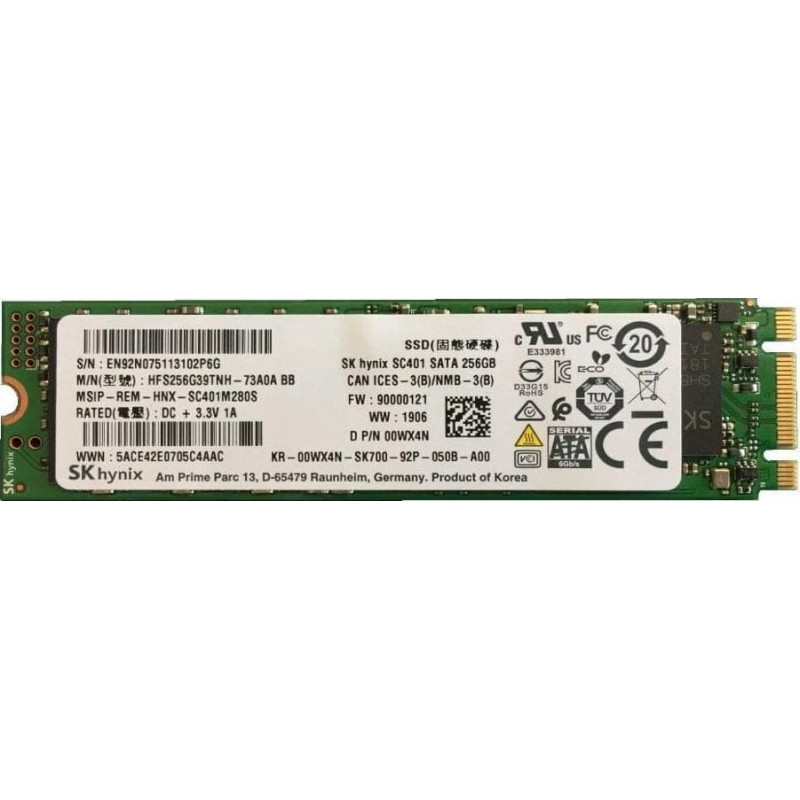 Dell Dysk SSD Dell 256GB, SSD, SATA3, M.2,