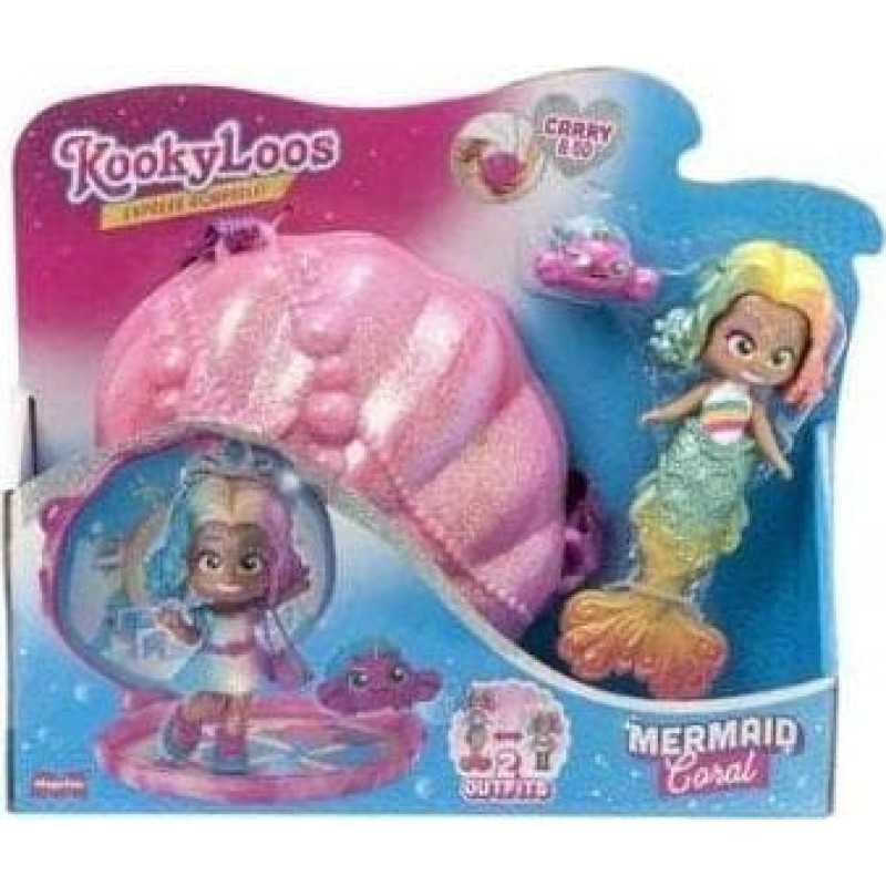 Magic Box Figurka Magic Box KOOKYLOOS Kooky Mermaid Syrena Coral lalka, figurka