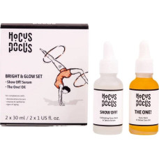 Noname HOCUS POCUS_SET Bright&Glow Show Off! serum do twarzy 30ml + The One! olejek pielęgnujący 30ml