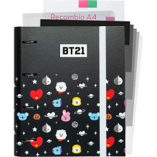 Bt21 Segregator BT21 BT21 - Segregator A4 z kartkami (4 ringi, gumka)