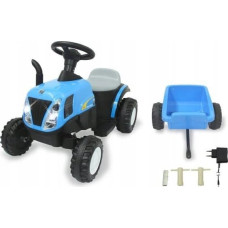 Jamara Jamara Ride-on Traktor New Holland mit Anhänger 6V  blau