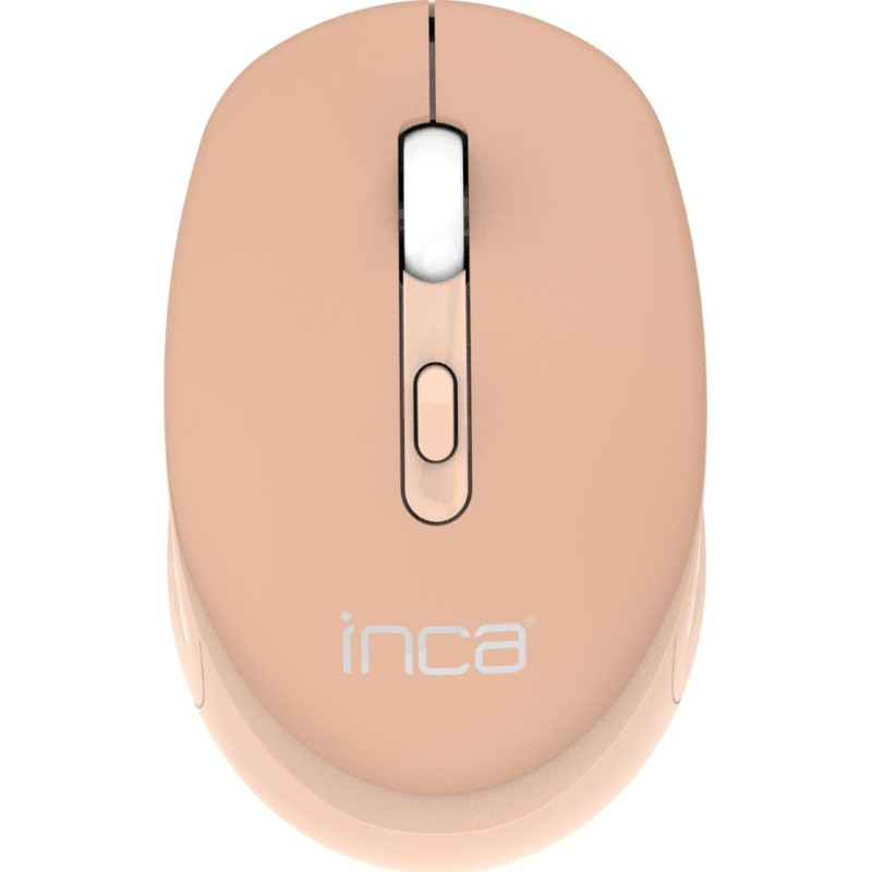 Inca Mysz Inca INCA Maus IWM-243RH   1600 DPI,CANDY DESIGN Creme,  2,4GHz