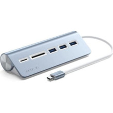 Satechi HUB USB Satechi SATECHI USB-C Combo Hub for Desktop Blue | iMac