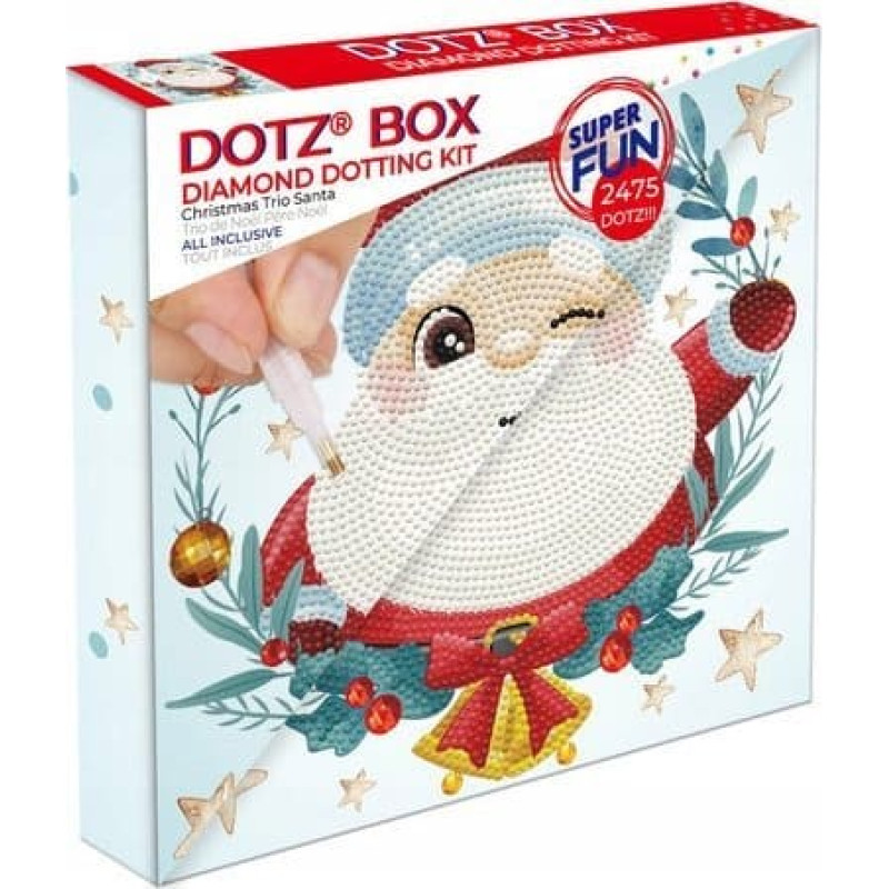 Diamond Dotz DIAMOND DOTZ DOTZ BOX CHRISTMAS TRIO SANTA