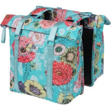 Basil Sakwa podwójna na bagażnik BASIL BLOOM FIELD DOUBLE PANNIER BAG 28-35L, Universal Bridge System, sky blue (NEW 2024)