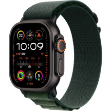 Apple Smartwatch Apple Apple Watch Ultra 2 GPS + Cellular 49mm Black Titanium Case with Dark Green Alpine Loop - Small