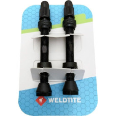 Weldtite Zestaw wentyli WELDTITE TUBELESS VALVE KIT 2 x 55mm Presta (na blistrze)