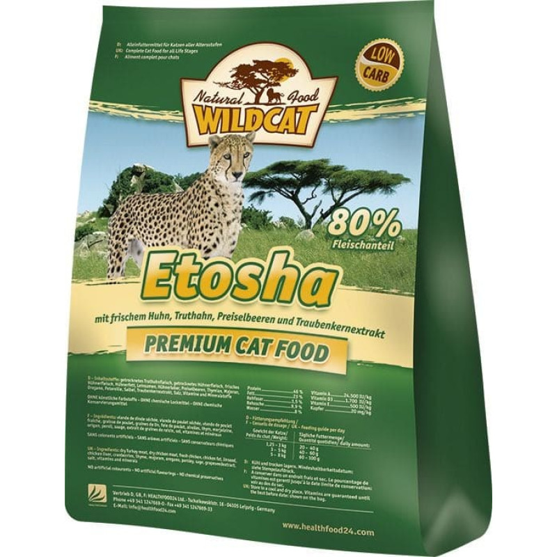 Wildcat Etosha - drób i zioła 3kg