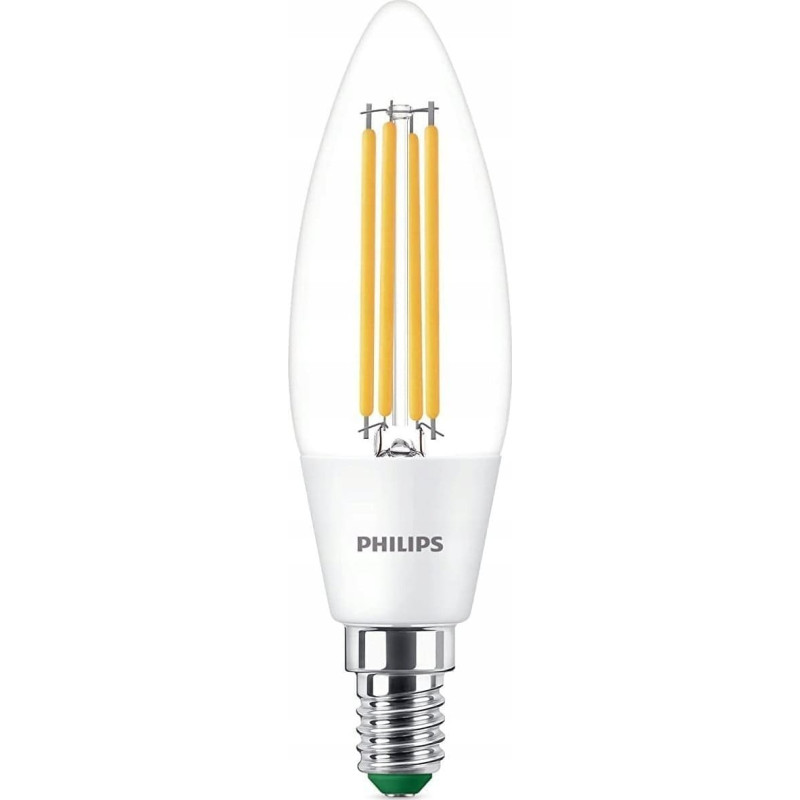 Signify Philips Classic LED-A-Label Lampe 40W E14 Warmw klar Kerze 2er