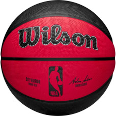 Wilson Wilson NBA Team City Edition Miami Heat Out Ball WZ4024216XB Czerwone 7