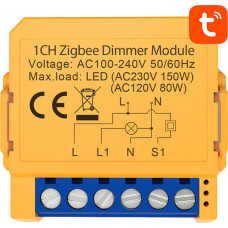 Avatto Inteligentny przełącznik dopuszkowy ZigBee Avatto ZDMS16-1 TUYA