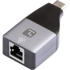 Techly Adapter USB Techly TECHLY Adapter USB-C M auf RJ45 F Ethernet 1000Mbps