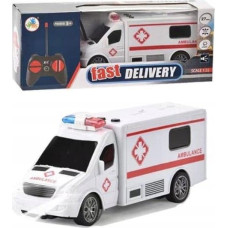 Ciuciubabka PROMO Ambulans R/C ładowarka światło dźwięk 300245